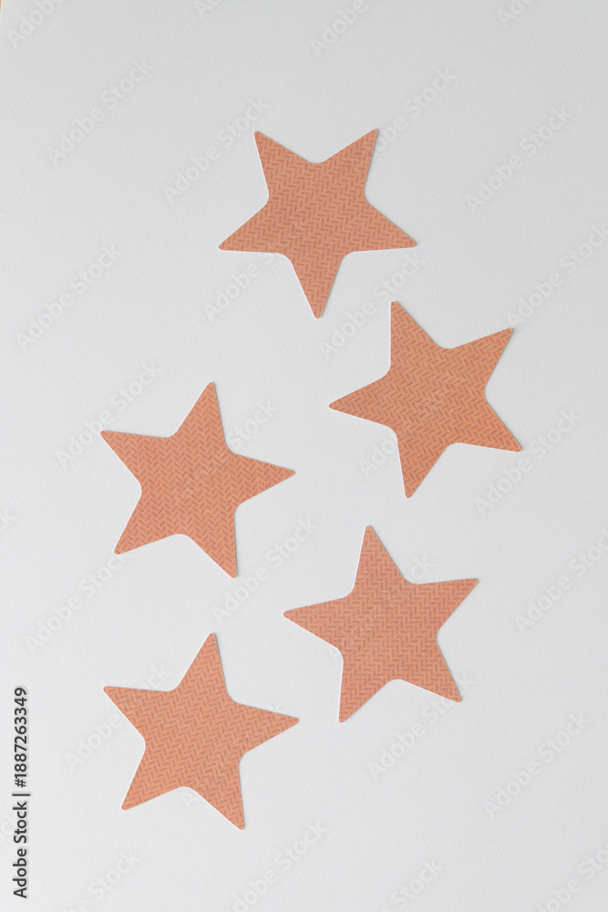Obraz premium five paper stars
