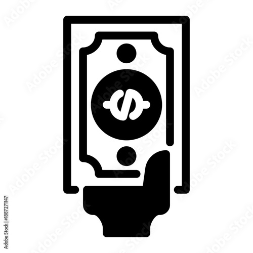 Steal icon outline. Line art style