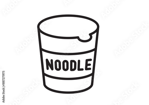 インスタントヌードルのアイコン