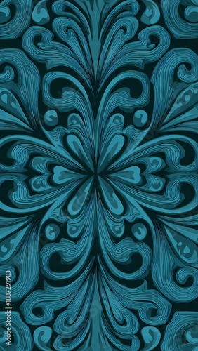 Simple Abstract Monochrome Pattern with Contemporary Style