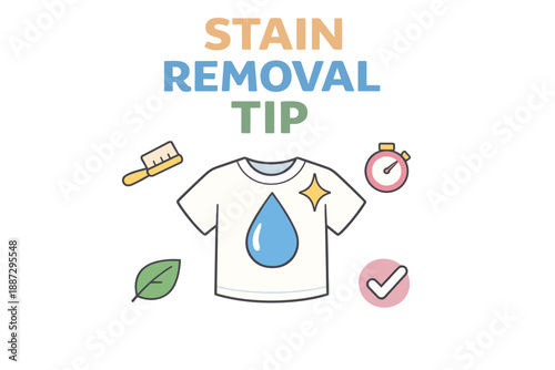 Effective stain removal tips with illustrated step-by-step guide