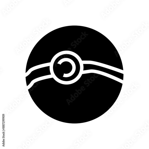 Bilde på lerret vector illustration of a pokeball game