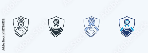 Trustworthy Icon Multiple Style