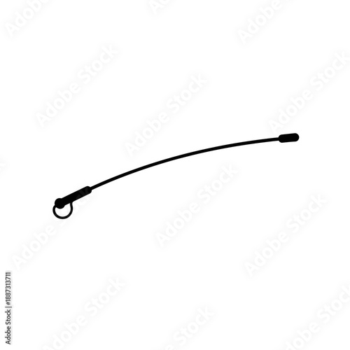 Black Stylus Pen with Loop