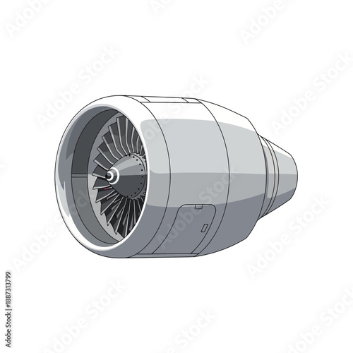 Jet Engine Illustration