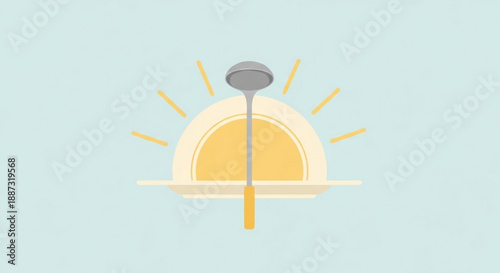 Whisk on a plate with yellow food kitchen utensil cooking baking culinary food preparation egg omelet sunny light blue background
