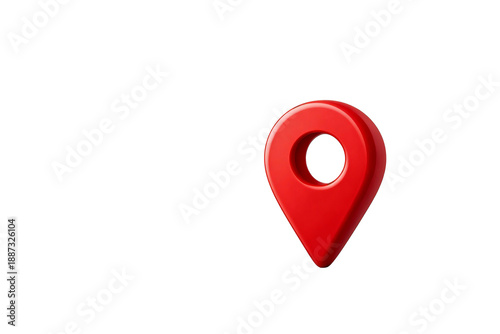 Red 3D map pin icon representing location and navigation. Used for geolocation, cartography, and digital interfaces. Isolated on white background. Free Download Red 3D map pin icon representing location and navigation. Used for geolocation, cartography, and digital interfaces. Isolated on white background. - GFXLoad