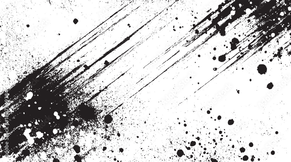 Obraz premium Grunge black and white scratch dust crack wall white dust texture of Subtle grain texture overlay. Distressed vector damage wall grunge Texture dust overlay creat grunge scratched effect. 