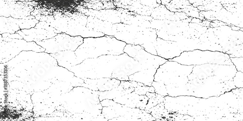 A rough textured backdrop of aged concrete features a weathered pattern of cracked cement and dirty vintage plaster on a damaged stone surface