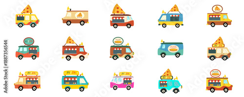 Pizza Food Truck Set