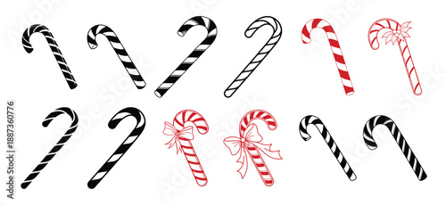 candy cane silhouette candy cane cutting file christmas