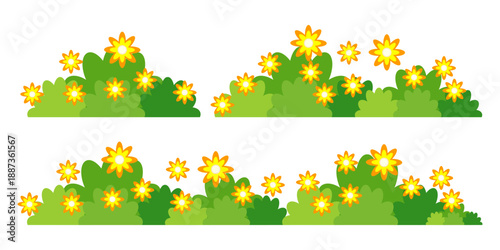 green grass illustration, sustainable grass nature, grass design in flat style	
