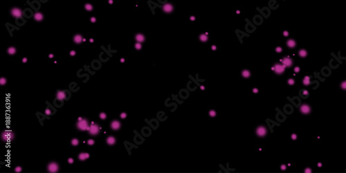 Light pink vector layout with dot shapes. Sprinkles of green paint color pigments. Light pink vector layout with lines, dots.  Grunge black background vector illustration. 