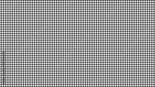 シンプルな白黒の千鳥格子のテクスチャ - レトロなパターンの背景透過のイラスト素材 - 16:9