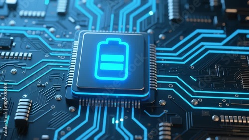 Wallpaper Mural Battery technology powers high capacity electric energy storage system green renewable power plant facility with advanced circuit design and efficient energy management for sustainable power solutions Torontodigital.ca