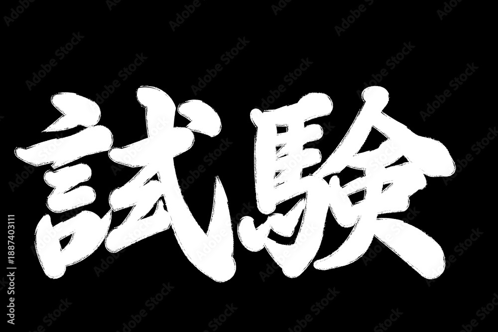 Naklejka premium 試験 追試験 再試験