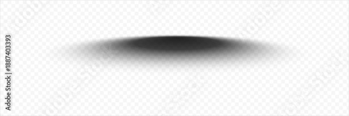 Realistic round shadow and shadow effect. Poster, flyer, business card, banner shadow collection. PNG shadow isolated on transparent background.