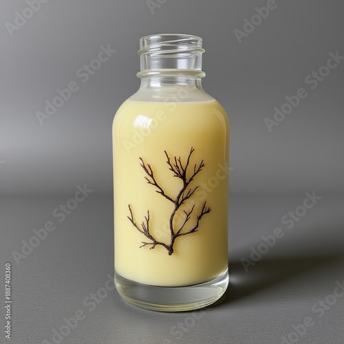 Matte Glass Serum with Salicylic Acid and Willow Bark Twigs on C