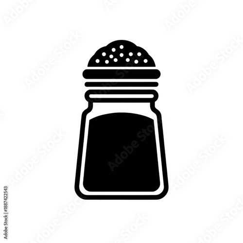 Simple Line Icon of a Salt Shaker.