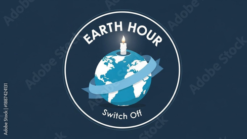 Earth Hour Switch Off Globe Logo Environment Conservation