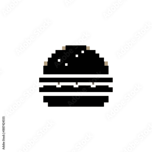 Pixel Burger Icon