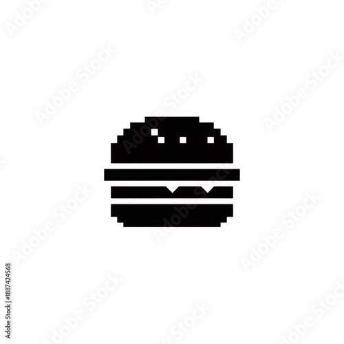 Pixel Burger Icon