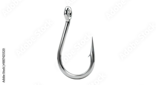 Shiny Metal Fishing Hook