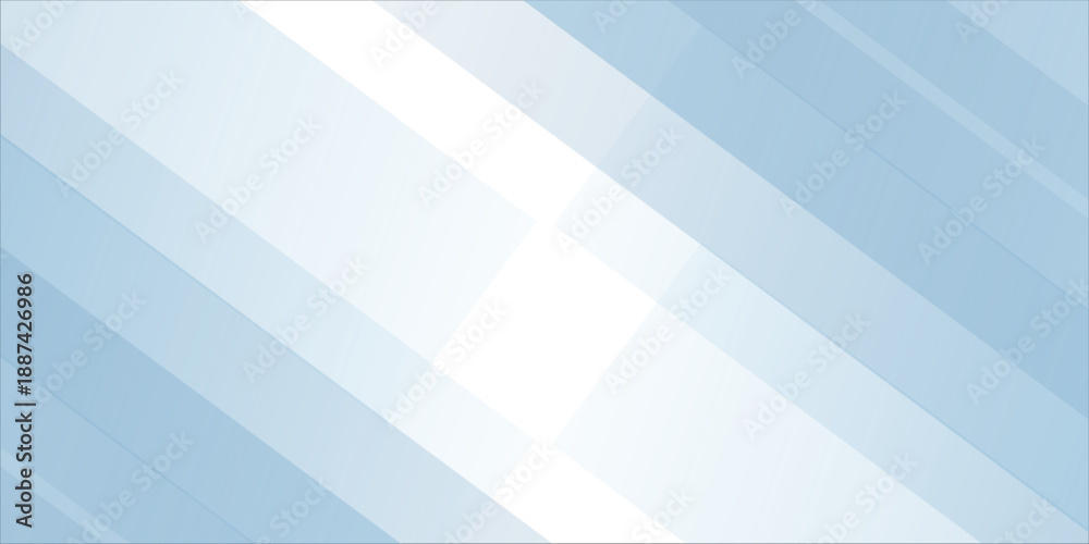Fototapeta premium Blue and white high speed lines. abstract.