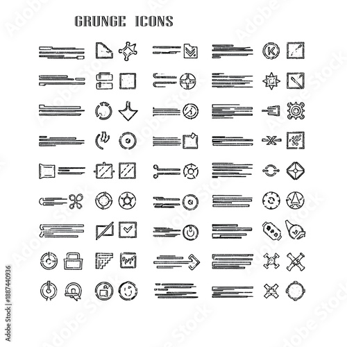 Grunge Style Background with Distressed Texture and Urban Edge