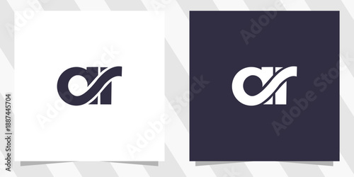 letter ar ra logo design