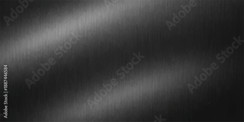Brushed silver metal texture background with shiny industrial steel surface