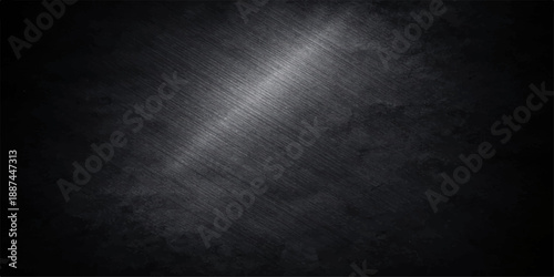 Dark grunge metal textured wall background