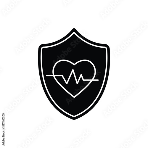 live insurance concept line icon. Simple element illustration. live insurance concept outline symbol design.