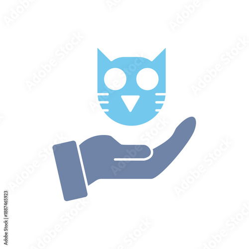 pet care concept line icon. Simple element illustration. pet care concept outline symbol design.