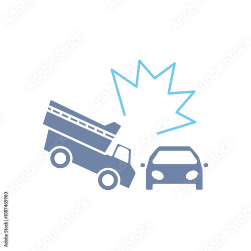 accident concept line icon. Simple element illustration. accident concept outline symbol design.