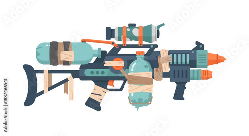 Assorted Water Guns and Toy Firearms.