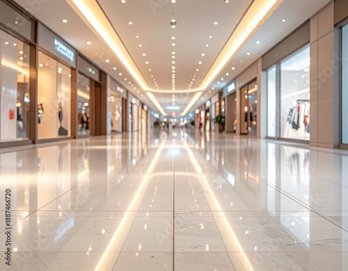 ・閉店後に訪れる商業空間の静けさ
・Quiet Shopping Mall Corridor After Hours