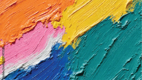 Colorful Abstract Paint Texture Background