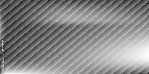 Vector ribbed glass texture background. Light grey white ribbed glass. Mesh gradient. acrylic ribbed bath surface. Ribbed glass background semitransparent overlay. Eps 10