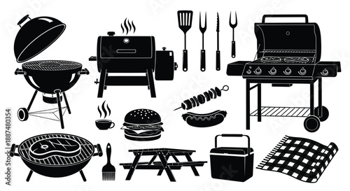 Barbecue essentials for outdoor cooking and gathering