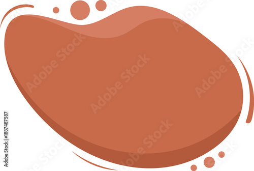 Vibrant Abstract Blob Shape for Hero Background and Visual Focus