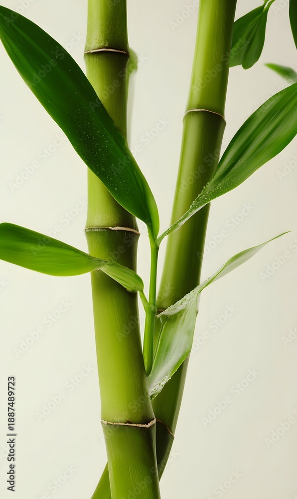 Obraz premium bamboo, showcasing both realism and freshness.