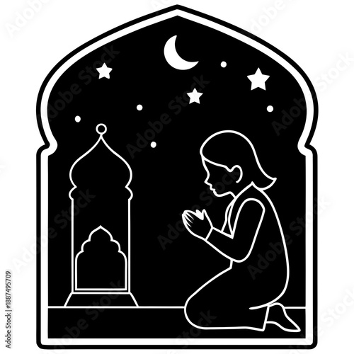 vector illustration of a woman