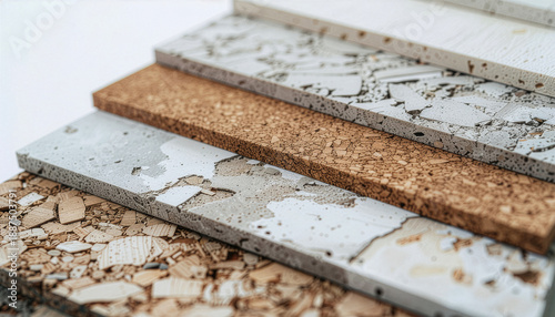 Diverse Building Material Samples Texture