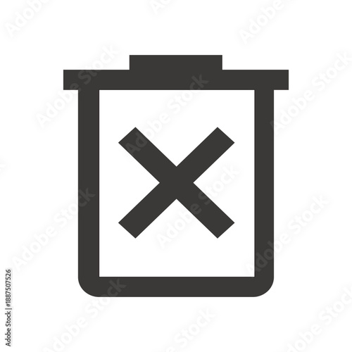 Vector Of Delete Forever Icon For UI Web_Line Icon