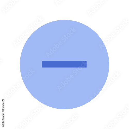 Vector Of Do Not Disturb On Icon For UI_Dual Tone Icon