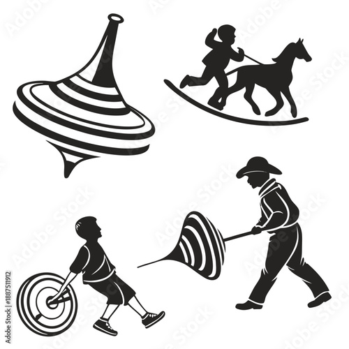 Vintage toys and activities