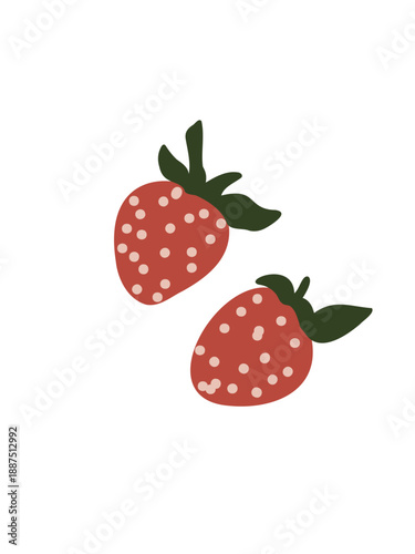 Fotografie fresh organic strawberries in natural ripeness