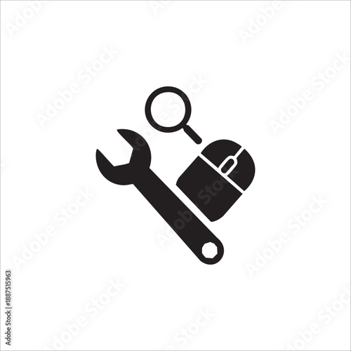 IT support and troubleshooting icon