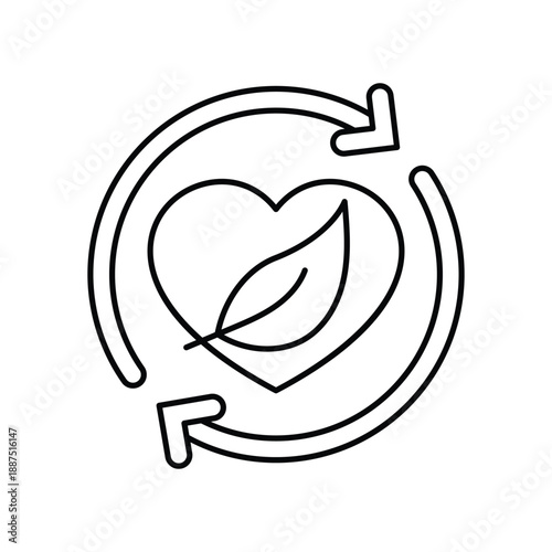 Revival  icon with white background vector stock illustration